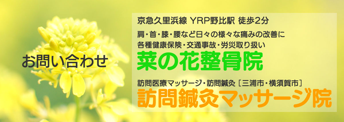 菜の花整骨院 お問い合せ